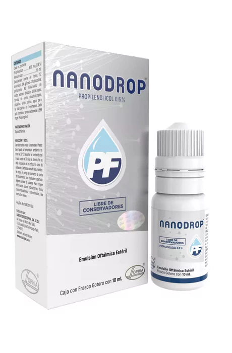 NANODROP PROPILENGLICOL LÁGRIMAS ARTIFICIALES SOLUCIÓN OFTÁLMICA 10ML