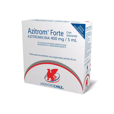 AZITROM FORTE AZITROMICINA 400MG/5ML SOLUCIÓN ORAL 20ML