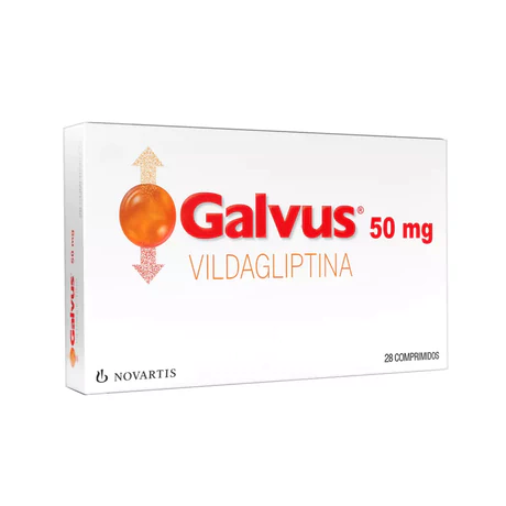 GALVUS VILDAGLIPTINA 50MG 28 COMPRIMIDOS