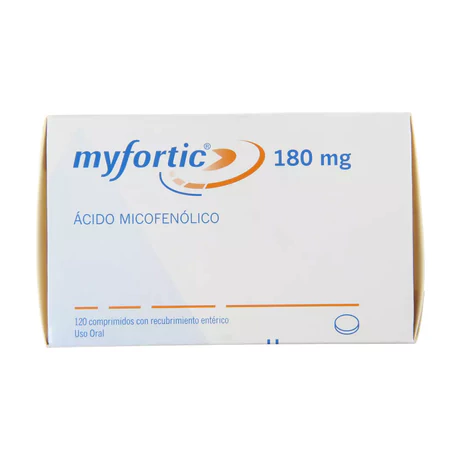 MYFORTIC ÍCIDO MICOFENÓLICO 180MG 120 COMPRIMIDOS RECUBIERTOS