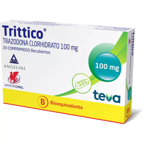 TRITTICO (B) TRAZODONA 100MG 20 COMPRIMIDOS RECUBIERTOS