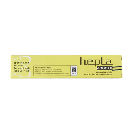 HEPTA EPOETINA ALFA 4000UI INYECTABLE 1 JERINGA PRELLENADA