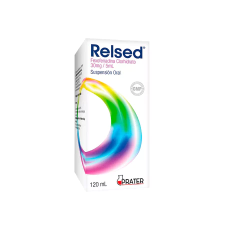 RELSED FEXOFENADINA 30MG/5ML JARABE 120ML