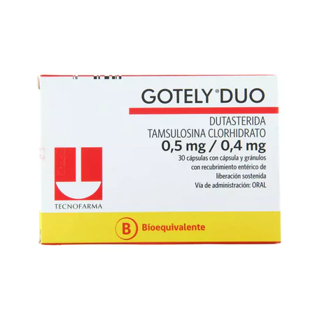 GOTELY DUO (B) DUTASTERIDA / TAMSULOSINA 30 CÁPSULAS