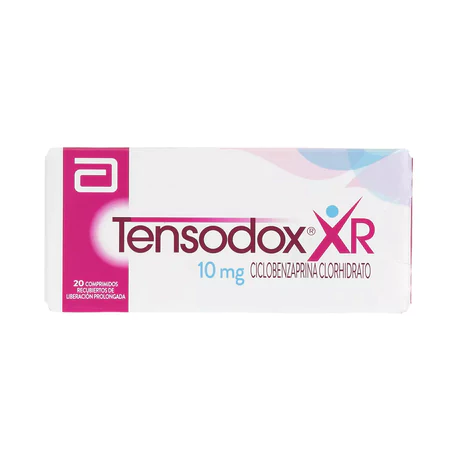TENSODOX XR CICLOBENZAPRINA 10MG 20 COMPRIMIDOS PROLONGADOS