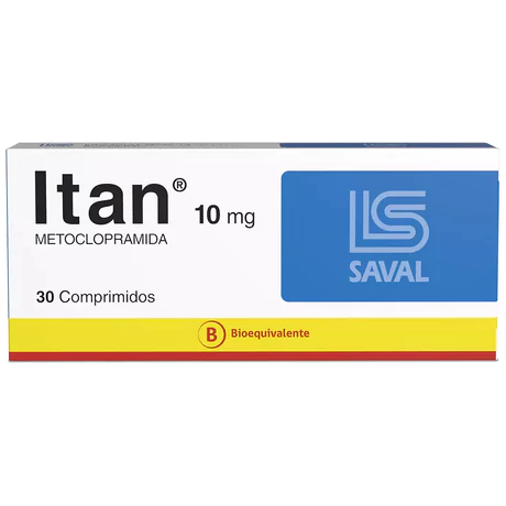 ITAN (B) METOCLOPRAMIDA 10MG 30 COMPRIMIDOS