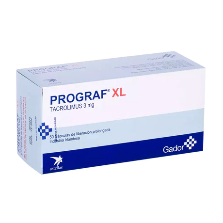 PROGRAF XL TACROLIMUS 3MG 50 CÁPSULAS PROLONGADAS