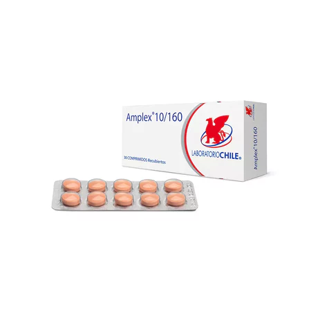 AMPLEX 10/160 AMLODIPINO / VALSARTAN 30 COMPRIMIDOS RECUBIERTOS