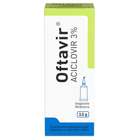 OFTAVIR ACICLOVIR 3% UNGÜENTO OFTÁLMICO 3.5G