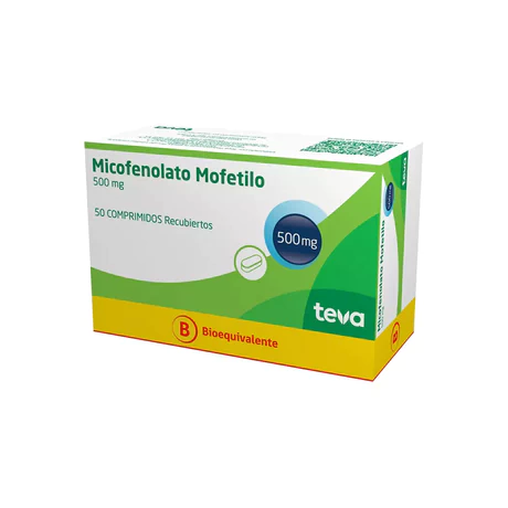 MICOFENOLATO (B) 500MG 50 COMPRIMIDOS RECUBIERTOS