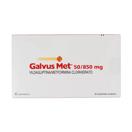 GALVUS MET 50/850 VILDAGLIPTINA / METFORMINA 56 COMPRIMIDOS RECUBIERTOS