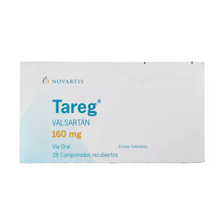 TAREG (R) VALSARTÁN 160MG 28 COMPRIMIDOS RECUBIERTOS