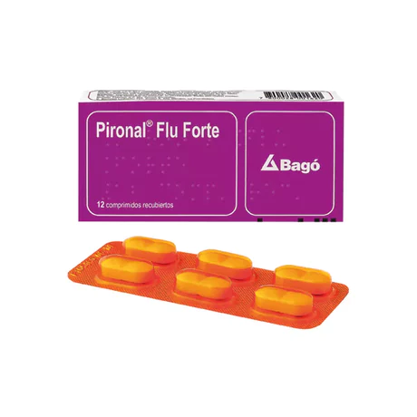 PIRONAL FLU FORTE IBUPROFENO / PSEUDOEFEDRINA 12 COMPRIMIDOS RECUBIERTOS