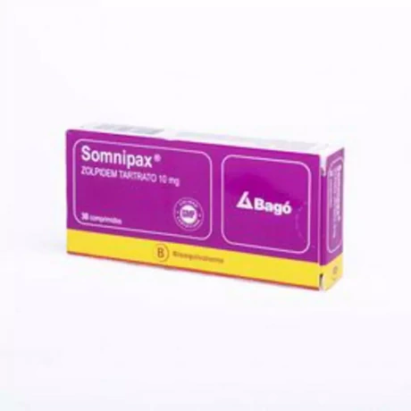 SOMNIPAX (B) ZOLPIDEM 10MG 30 COMPRIMIDOS