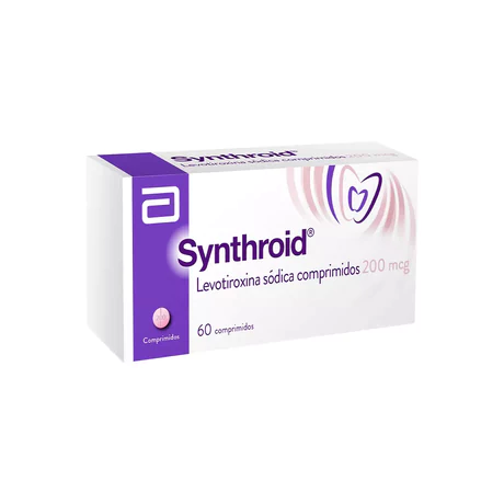 SYNTHROID (R) LEVOTIROXINA SÓDICA 200MCG 60 COMPRIMIDOS