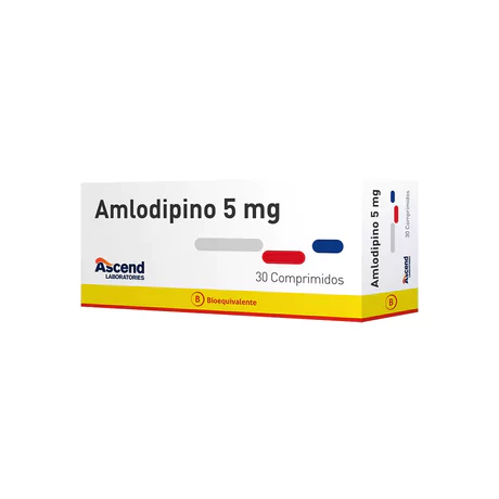 AMLODIPINO (B) 5MG 30 COMPRIMIDOS