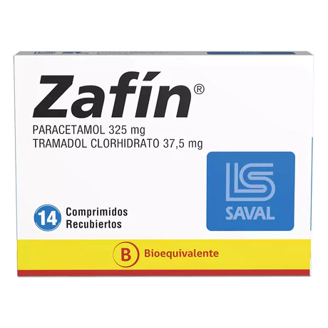 ZAFÍ­N PARACETAMOL / TRAMADOL 14 COMPRIMIDOS RECUBIERTOS