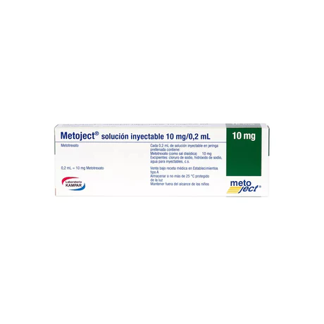 METOJECT METOTREXATO 10MG/ML INYECTABLE 1 JERINGA PRELLENADA