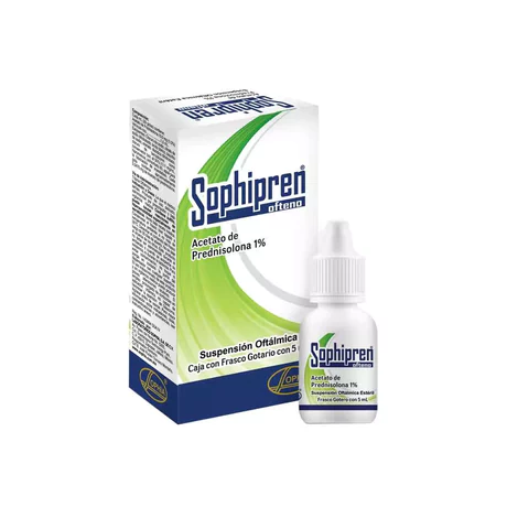 SOPHIPREN OFTENO PREDNISOLONA 1% SOLUCIÓN OFTÁLMICA 5ML