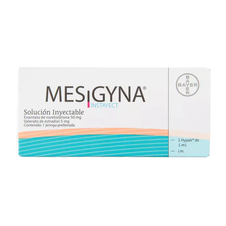 MESIGYNA NORETISTERONA / ESTRADIOL INYECTABLE 1 JERINGA PRELLENADA