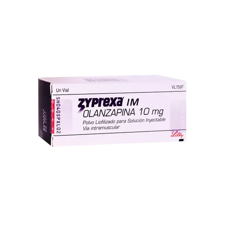 ZYPREXA (R) OLANZAPINA 10MG INYECTABLE 1 VIAL