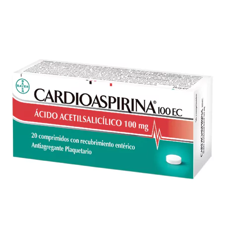 CARDIOASPIRINA 100 EC 20 COMPRIMIDOS RECUBIERTOS