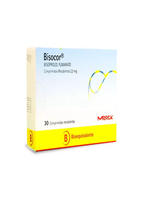 BISOCOR (B) BISOPROLOL 2.5MG 30 COMPRIMIDOS RECUBIERTOS