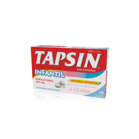 TAPSIN INFANTIL 16 COMPRIMIDOS MASTICABLES