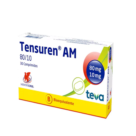 TENSUREN (B) AM TELMISARTÁN / AMLODIPINO 80MG/10MG 30 COMPRIMIDOS