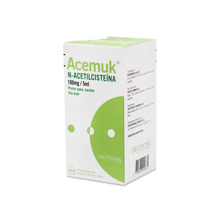 ACEMUK N-ACETILCISTEÍ­NA 100MG/5ML JARABE 100ML