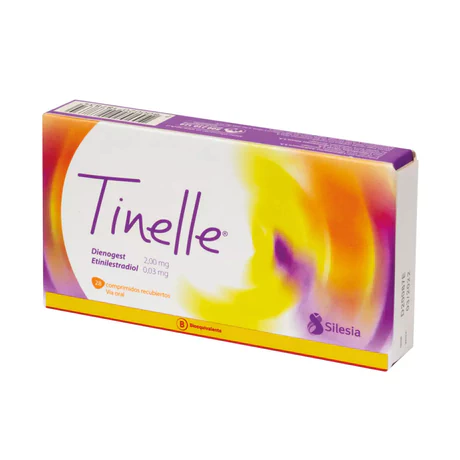 TINELLE (B) DIENOGEST / ETINILESTRADIOL 28 COMPRIMIDOS RECUBIERTOS