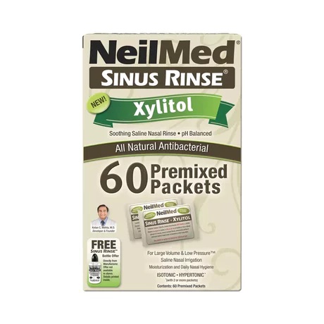 NEILMED SINUS RINSE XYLITOL 60 RECARGA SOBRES