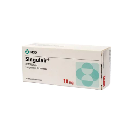 SINGULAIR (R) MONTELUKAST 10MG 30 COMPRIMIDOS RECUBIERTOS