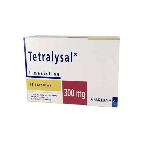 TETRALYSAL LIMECICLINA 300MG 28 CÁPSULAS