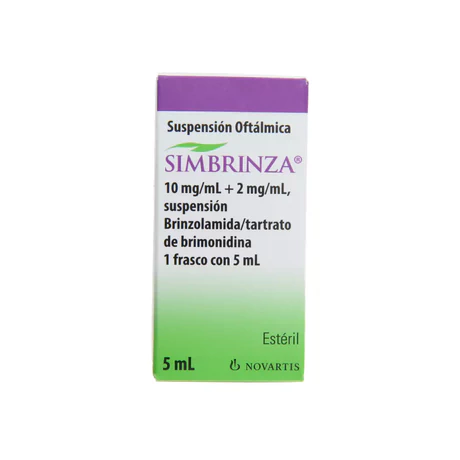 SIMBRINZA BRIMONIDINA / BRINZOLAMIDA SOLUCIÓN OFTÁLMICA 5ML