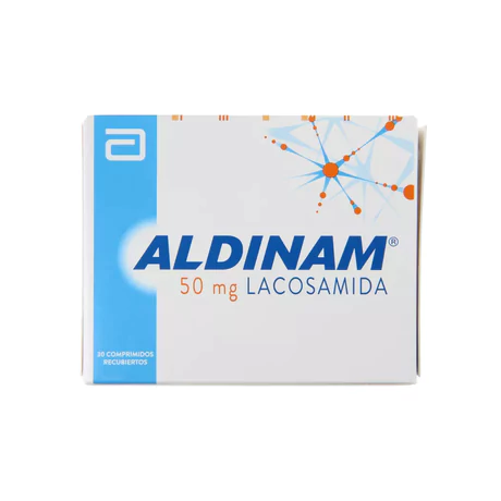 ALDINAM LACOSAMIDA 50MG 30 COMPRIMIDOS RECUBIERTOS
