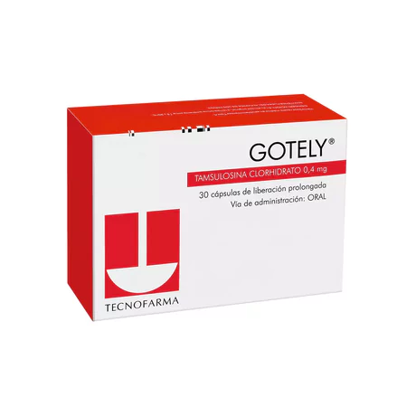 GOTELY (B) TAMSULOSINA 0.4MG 30 CÁPSULAS PROLONGADAS