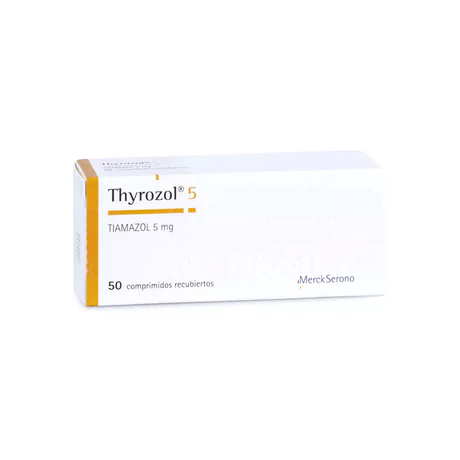 THYROZOL TIAMAZOL 5MG 50 COMPRIMIDOS RECUBIERTOS