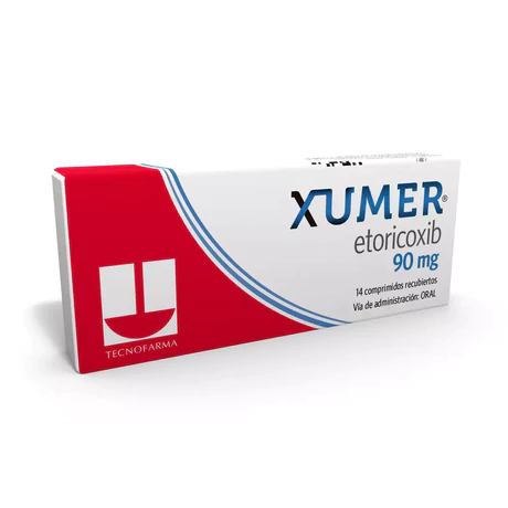 XUMER (B) ETORICOXIB 90MG 14 COMPRIMIDOS RECUBIERTOS