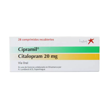 CIPRAMIL (R) CITALOPRAM 20MG 28 COMPRIMIDOS