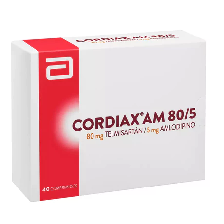 CORDIAX AM 80/5 40 COMPRIMIDOS