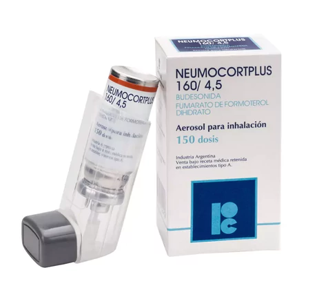NEUMOCORTPLUS BUDESONIDA / FORMOTEROL INHALACIÓN 150 DOSIS