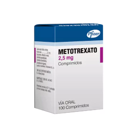METOTREXATO (R) 2.5MG 100 COMPRIMIDOS