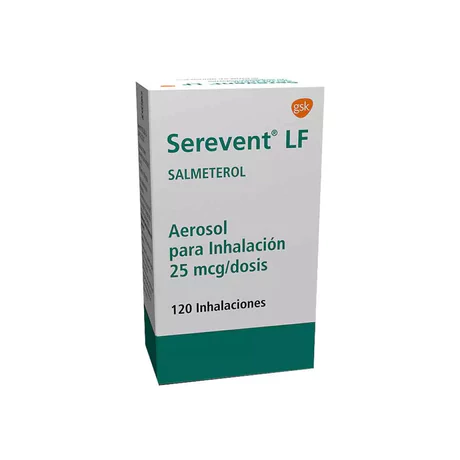 SEVERENT LF SALMETEROL 25MCG INHALACIÓN 120 DOSIS