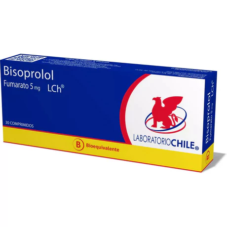 BISOPROLOL FUMARATO (B) 5MG 30 COMPRIMIDOS