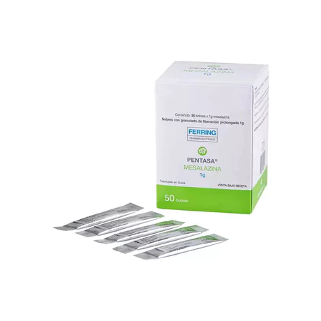 PENTASA MESALAZINA 1G 50 SOBRES