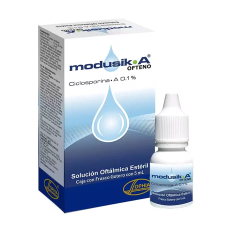 MODUSIK-A (B) CICLOSPORINA-A 0.1% SOLUCIÓN OFTÁLMICA 5ML