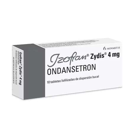 IZOFRAN ZYDIS ONDANSETRON 4MG 10 TABLETAS BUCODISPERSABLES