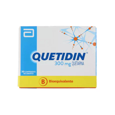 QUETIDIN (B) QUETIAPINA 300MG 30 COMPRIMIDOS RECUBIERTOS