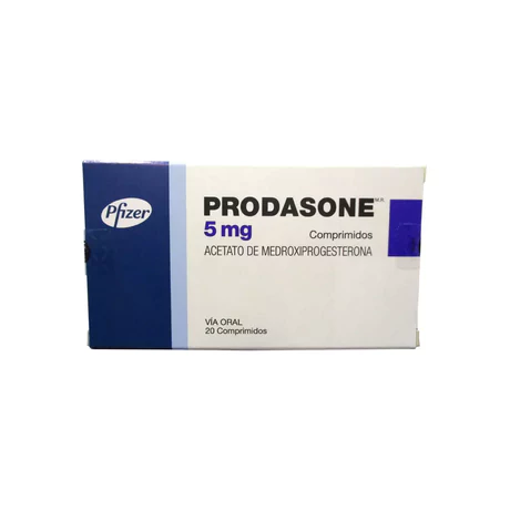 PRODASONE (R) MEDROXIPROGESTERONA 5MG 20 COMPRIMIDOS